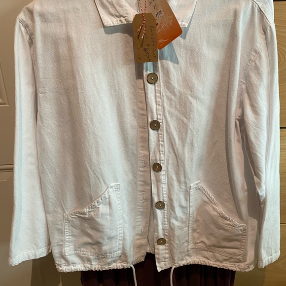 Sea Breeze Jackets & Blazers - White linen/twill Jacket